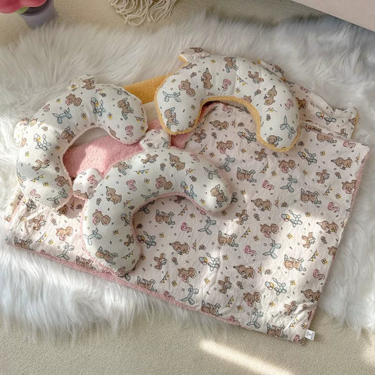 Dirfact | Soft Pet Pillow for Puppies and Small Pets Indoor Sleep