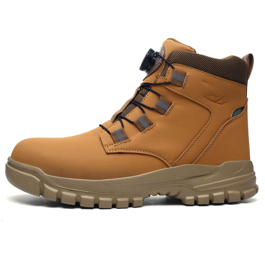 QD 6" Knob-Lacing Waterproof Steel Toe Boots
