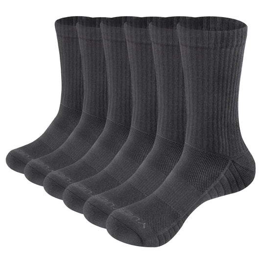 QD Athletic Cotton Crew Socks 5 Pairs
