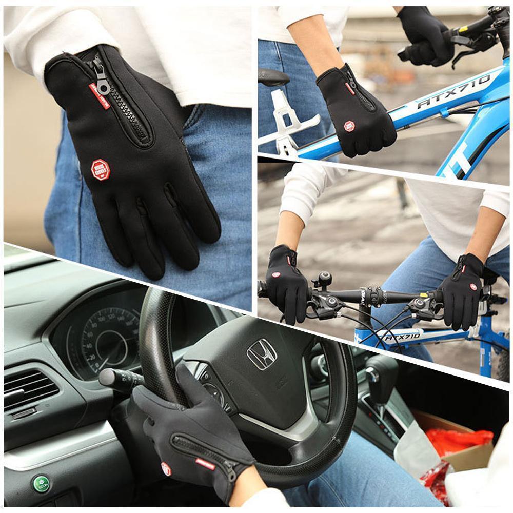QD Touch Screen Windproof Thermal Gloves