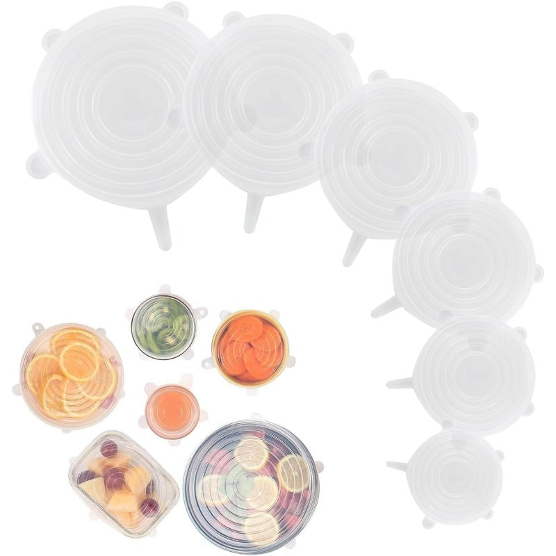 Reusable Silicone Lid Set