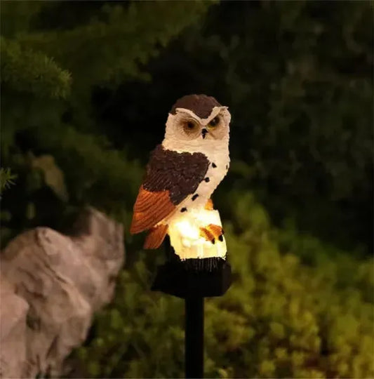 🔥Hot Sale🔥Waterproof Solar Owl Light – LED Pathway Light for Lawn, Garden & Outdoor Decor
