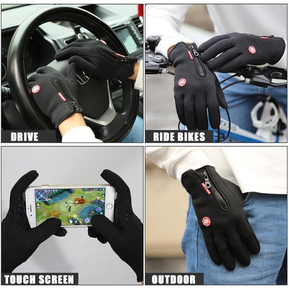 QD Touch Screen Windproof Thermal Gloves