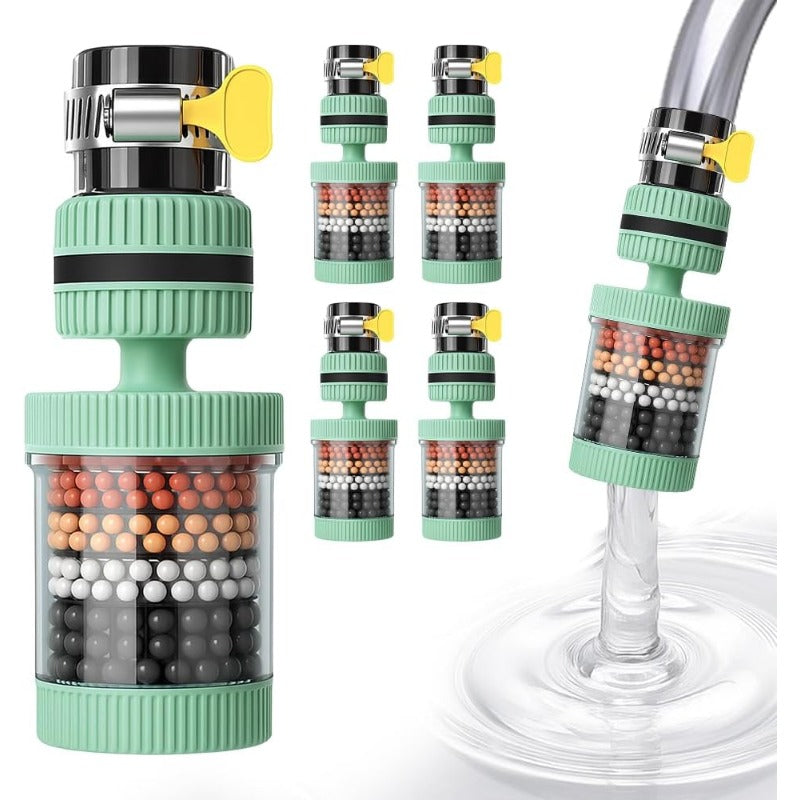 Multi-Stage Faucet Water Purifier – 6-Layer Tap Filter with Easy Install