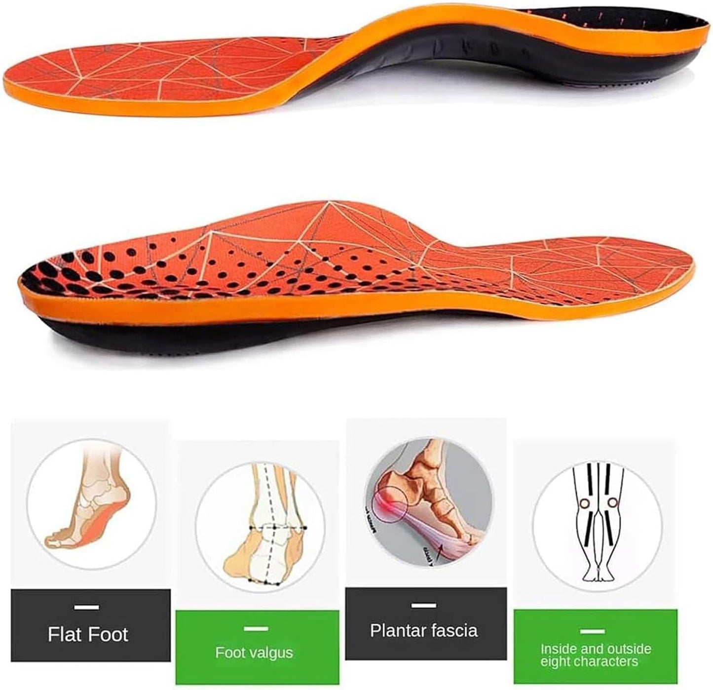 QD Arch Support Orthopedic Work Insoles