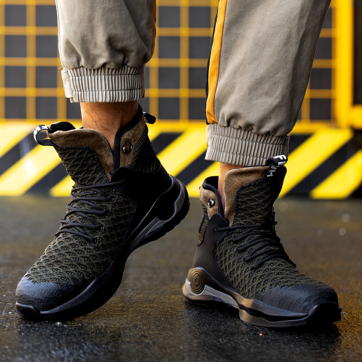 QD Comfortable Steel Toe Work Boots