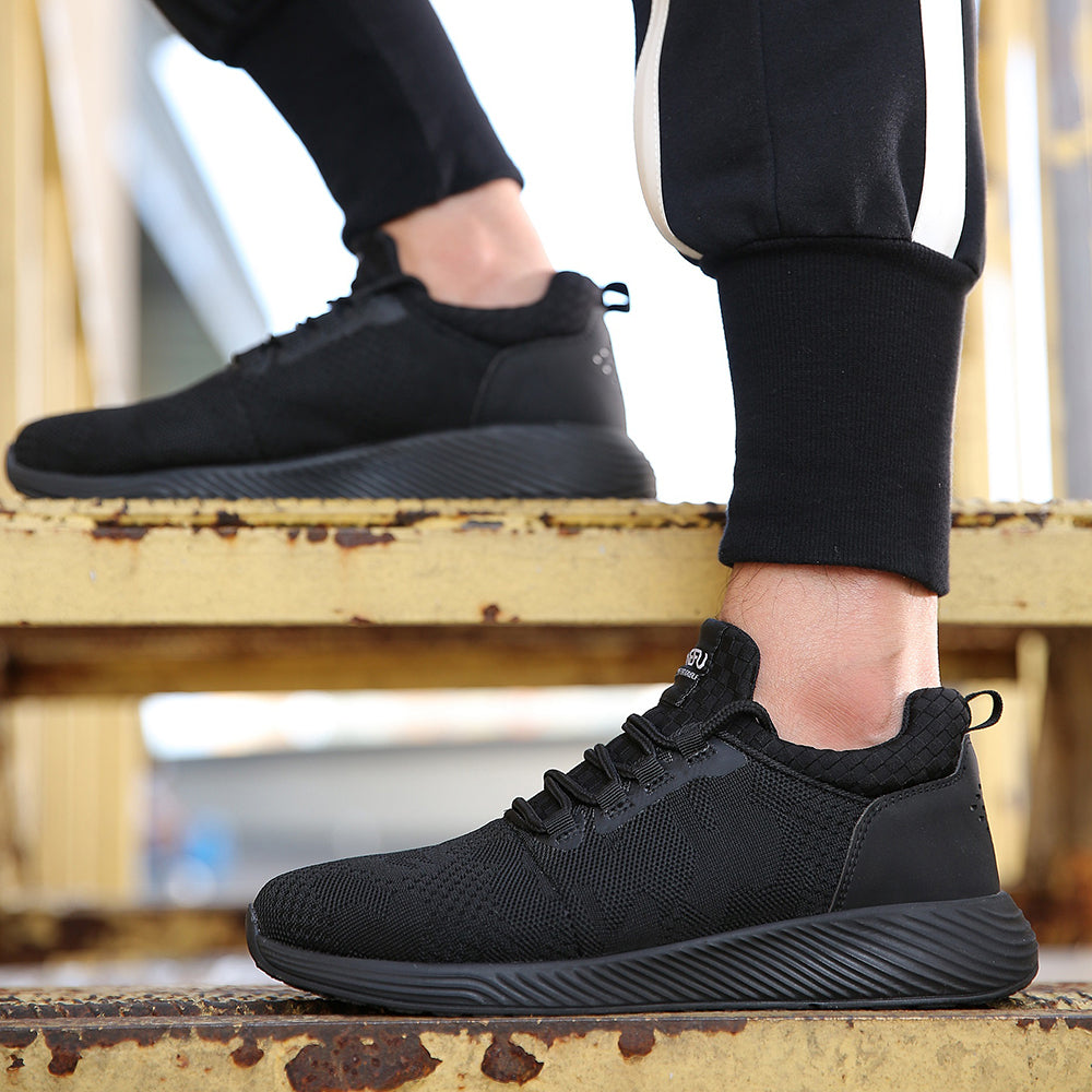 QD Breathable Lightweight Steel Toe Sneakers