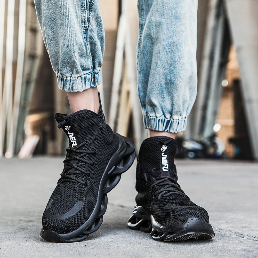 QD Comfortable Lightweight Steel Toe Shoes