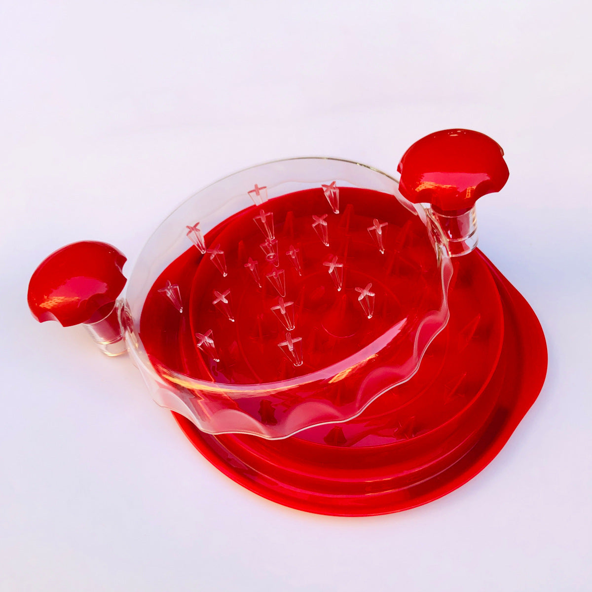 Visible-Lid Meat Shredder