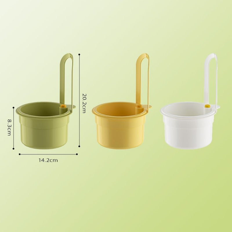 Over-Faucet Hanging Filter Basket – Hands-Free Drain Strainer for Kitchen & Bathroom