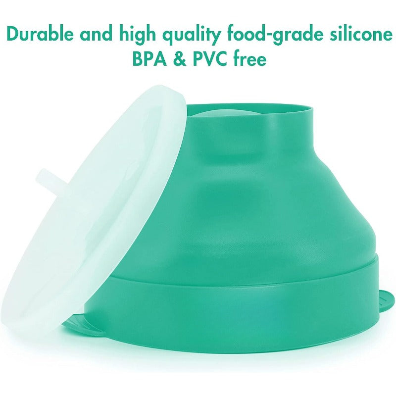 Collapsible Silicone Microwave Popcorn Popper
