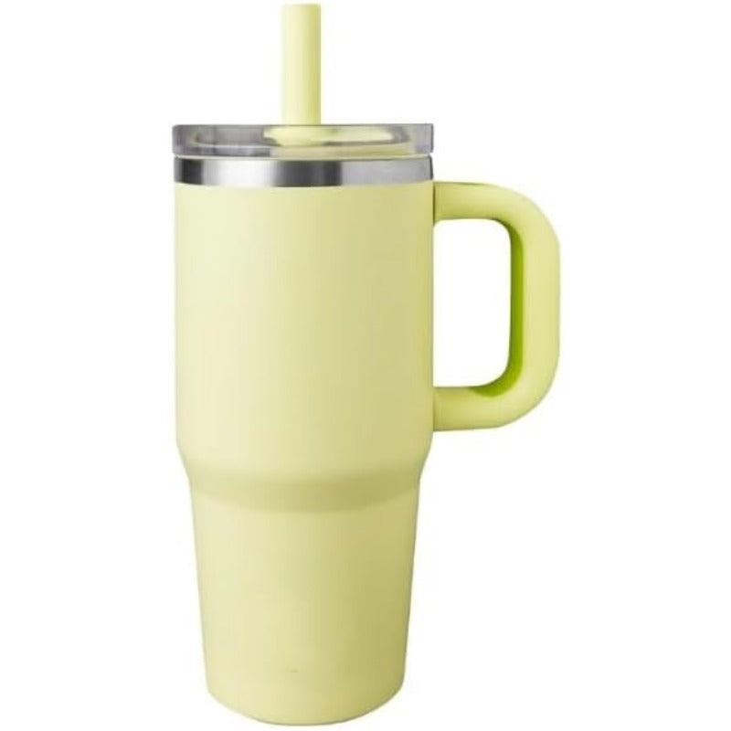 Insulated Spill-Proof Straw Cup for Toddlers – Easy Grip & Bite Valve Design