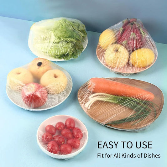 Woyuosn Fresh Keeping Bags – Elastic Plastic Bowl Covers