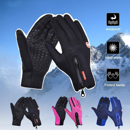 QD Touch Screen Windproof Thermal Gloves