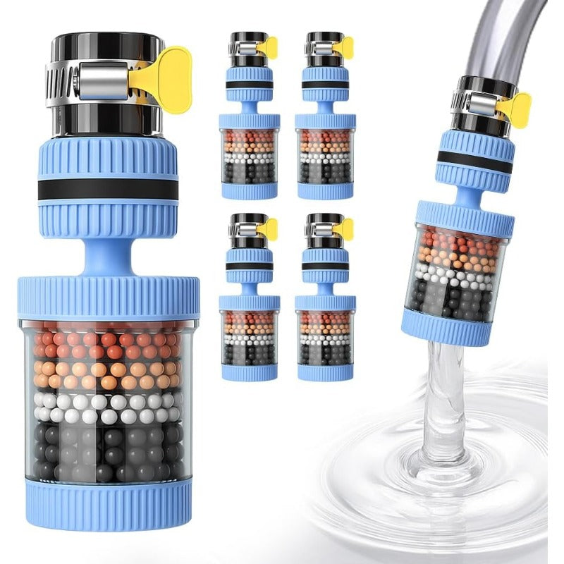Multi-Stage Faucet Water Purifier – 6-Layer Tap Filter with Easy Install