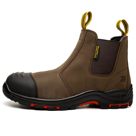 QD Men's 6" Composite Toe Slip-On Work Boots