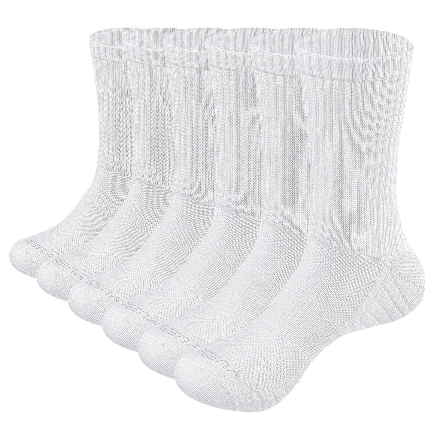 QD Athletic Cotton Crew Socks 5 Pairs
