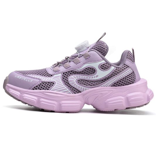 Women's Steel Toe Knob-Lacing Work Sneakers